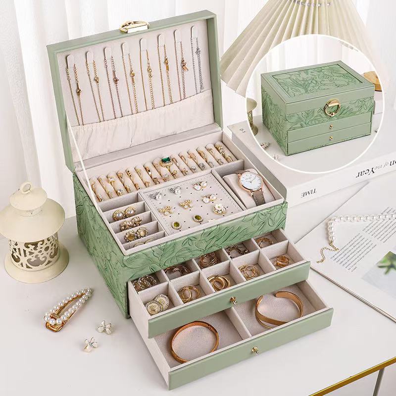 Token Tray Organizer - صندوق منظم للمجوهرات متعدد الطبقات بسعة