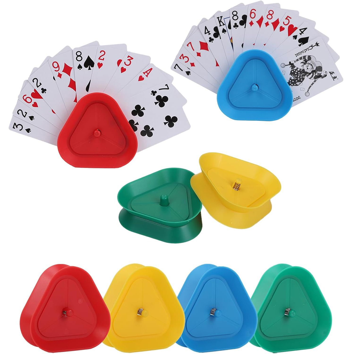 Board Game With Chips - 4 قطعة/المجموعة مثلث على شكل حامل