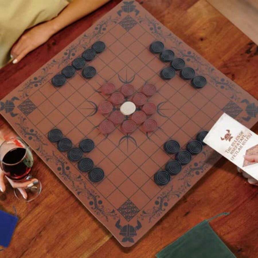 Board Game Vikings - HNEFATAFL: لعبة لوح الشطرنج الفايكنج، لعبة