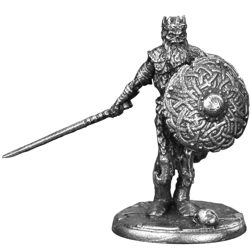 Board Game Vikings - الفايكنج الجمجمة المحارب فيلق المعادن القديمة