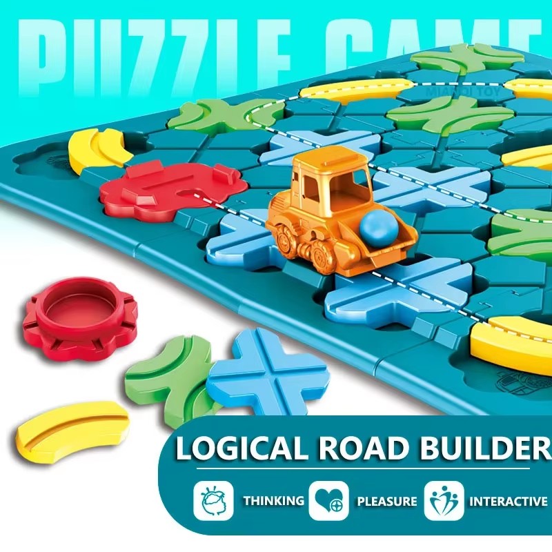 Board Game Idea - لعبة Road Maze Montessori Logic Road
