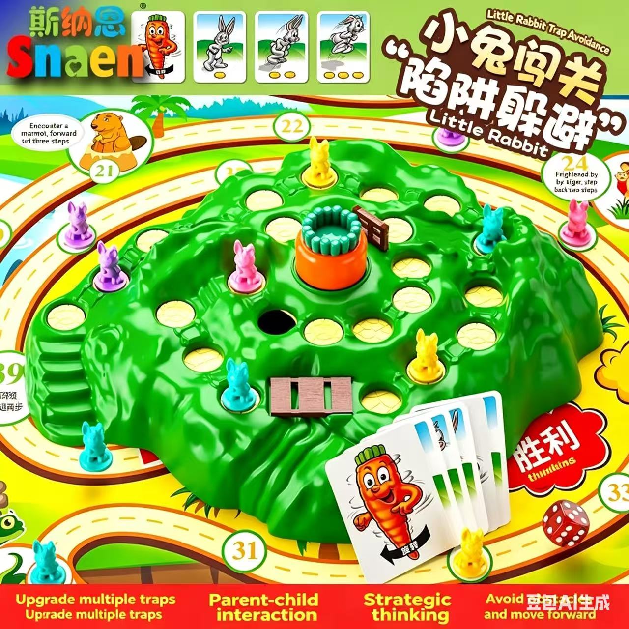 لعبة مصيدة الأرانب الممتعة الأ - مراجعة Board Game Idea وسعره