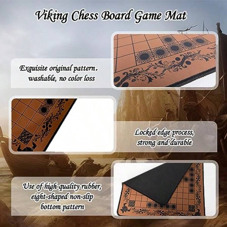 HNEFATAFL: لعبة لوح الشطرنج ال - مراجعة Board Game Vikings وسعره