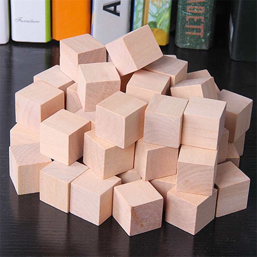 30 قطعة/مجموعة مكعبات خشبية مل - مراجعة Board Game Idea وسعره