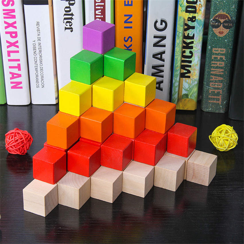 30 قطعة/مجموعة مكعبات خشبية مل - مراجعة Board Game Idea وسعره