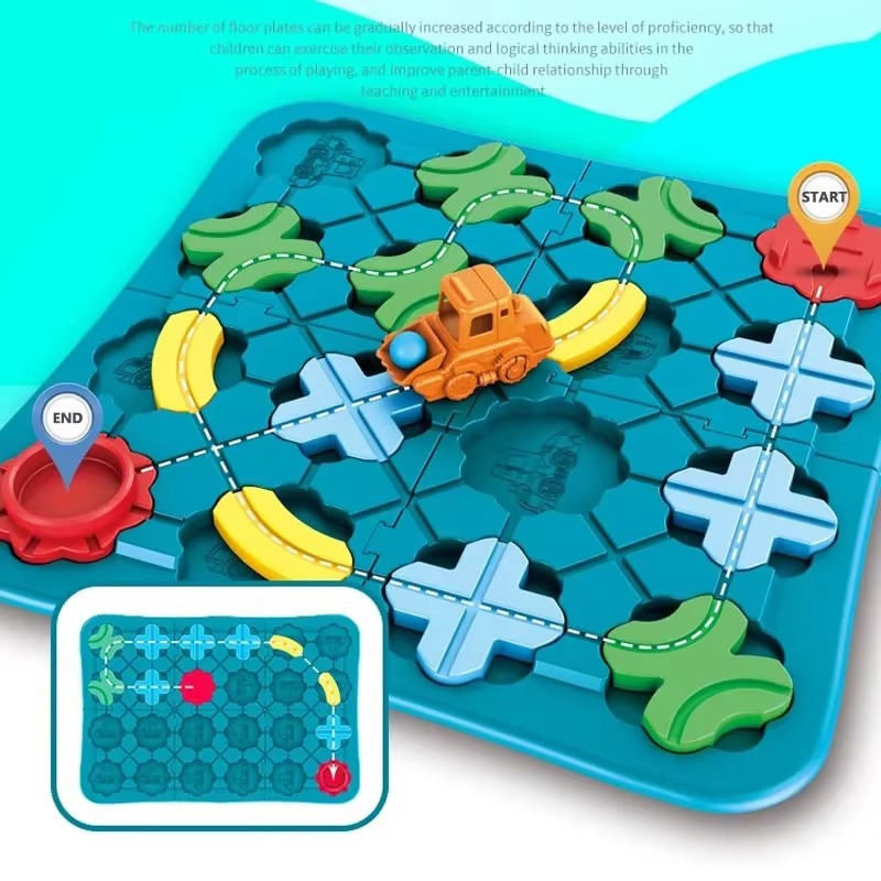 لعبة Road Maze Montessori Logi - مراجعة Board Game Idea وسعره