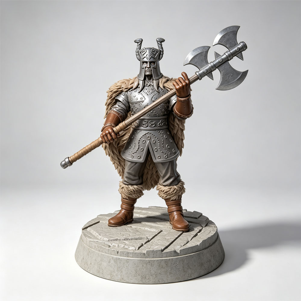 نموذج مصغر لمحارب فايكنغ نوردي - مراجعة Board Game Vikings وسعره